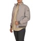 Navy & Green Water Repellent Windbreaker With Hidden Hood-Ice Navy & Green Water Repellent Windbreaker With Hidden Hood-Ice