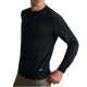 Navy & Green Sweater Knit Crewneck-Black Ink Navy & Green Sweater Knit Crewneck-Black Ink