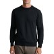 Navy & Green Sweater Knit Crewneck-Black Ink Navy & Green Sweater Knit Crewneck-Black Ink