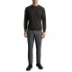 Navy & Green Sweater Knit Crewneck-Dark Coffee Navy & Green Sweater Knit Crewneck-Dark Coffee