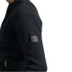 Navy & Green Cardigan Knitted With Zipper-Black