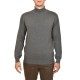 Navy & Green Turtleneck Sweater-Leaden Grey Navy & Green Turtleneck Sweater-Leaden Grey