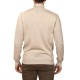 Navy & Green Turtleneck Sweater-Greige Navy & Green Turtleneck Sweater-Greige
