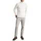 Navy & Green Turtleneck Sweater-Off White Navy & Green Turtleneck Sweater-Off White