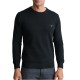 Navy & Green Sweater Crew Neck Knit Cotton-Black Navy & Green Sweater Crew Neck Knit Cotton-Black