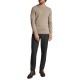 Navy & Green Sweater Long Sleeve Knit-Simply Taupe