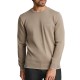 Navy & Green Sweater Long Sleeve Knit-Simply Taupe