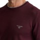 Navy & Green Sweater Crew Neck Knit Cotton-Dark Bordeaux Navy & Green Sweater Crew Neck Knit Cotton-Dark Bordeaux