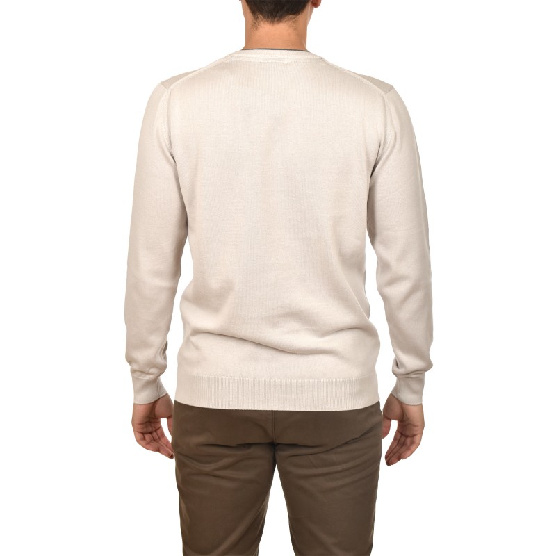 Navy & Green Knit Sweater-Ice