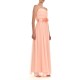 Allure Dress Maxi Tulle & Belt-Salmon