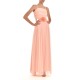 Allure Dress Maxi Tulle & Belt-Salmon