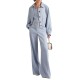 Marella Mllvirgola Jacket With Crystal Embroidered Detail-Light Blue
