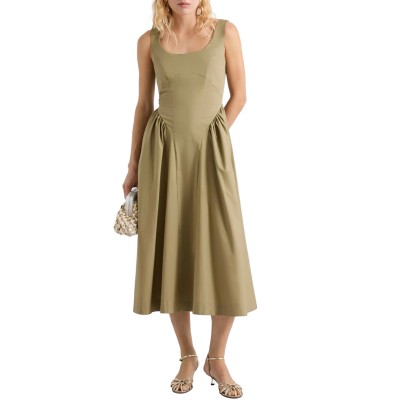 Marella Mllenfasi Dress Slim Fit-Kaki