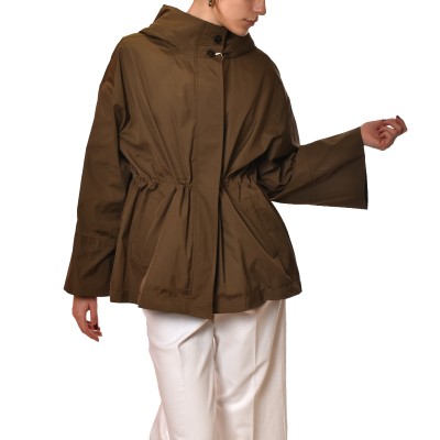 Emme Emmrecente Jacket Parka Hooded-Khaki