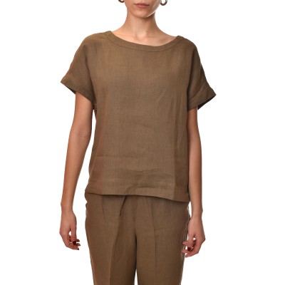 Emme Emmgeyser Blouse Linen-Brown