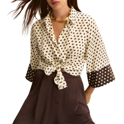 Emme Emmsevero Shirt Prited-Ecru