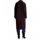 Marella Mllstarna Coat Double-Breasted Pure Wool-Melanzana Marella Mllstarna Coat Double-Breasted Pure Wool-Melanzana