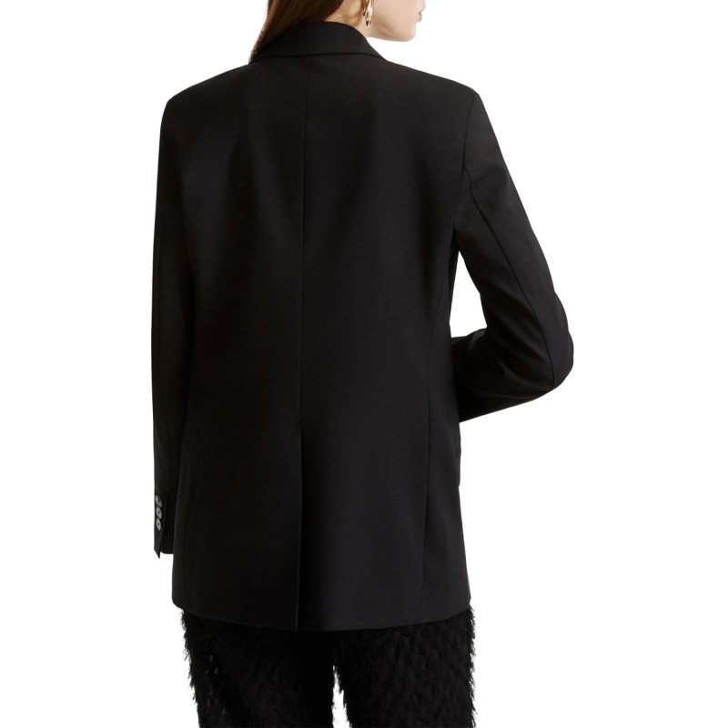 Marella Mllcervo Blazer Stretch Wool-Black Marella Mllcervo Blazer Stretch Wool-Black