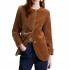 Marella Mlscorene Blazer Straight Fit Velvet-Buck