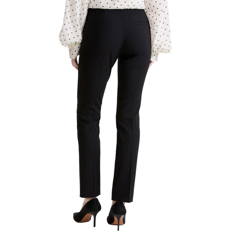 Marella Mllwhisky Trousers Stretch Cigarette-Black Marella Mllwhisky Trousers Stretch Cigarette-Black