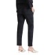 Marella Mllesordio Trousers Stretch With Ankle Slits Check Pattern-Navy Marella Mllesordio Trousers Stretch With Ankle Slits Check Pattern-Navy