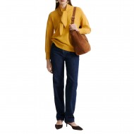 Marella Mlsgiochi Sweater Cashmere And Wool Crewneck-Gold