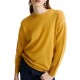 Marella Mlsgiochi Sweater Cashmere And Wool Crewneck-Gold Marella Mlsgiochi Sweater Cashmere And Wool Crewneck-Gold