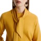 Marella Mlsgiochi Sweater Cashmere And Wool Crewneck-Gold Marella Mlsgiochi Sweater Cashmere And Wool Crewneck-Gold