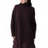 Marella Mllquota Sweater Pure Wool Mock Neck-Blackberry