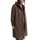 Emme Emmfanello Coat Reversible Hooded Collar-Turtledove Emme Emmfanello Coat Reversible Hooded Collar-Turtledove