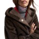 Emme Emmfanello Coat Reversible Hooded Collar-Turtledove Emme Emmfanello Coat Reversible Hooded Collar-Turtledove