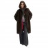 Emme Emmfanello Coat Reversible Hooded Collar-Turtledove