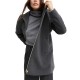 Emme Emmbacio Coat Padded Softshell With Hood-Grey Emme Emmbacio Coat Padded Softshell With Hood-Grey