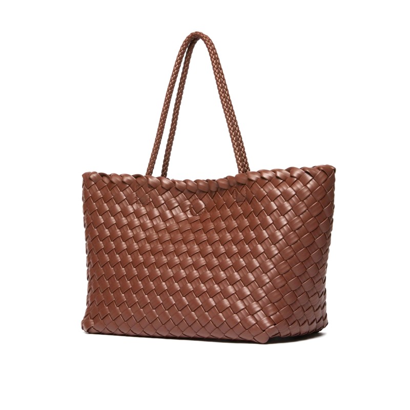 Emme Emmumido Bag Woven Shopper-Brown Emme Emmumido Bag Woven Shopper-Brown