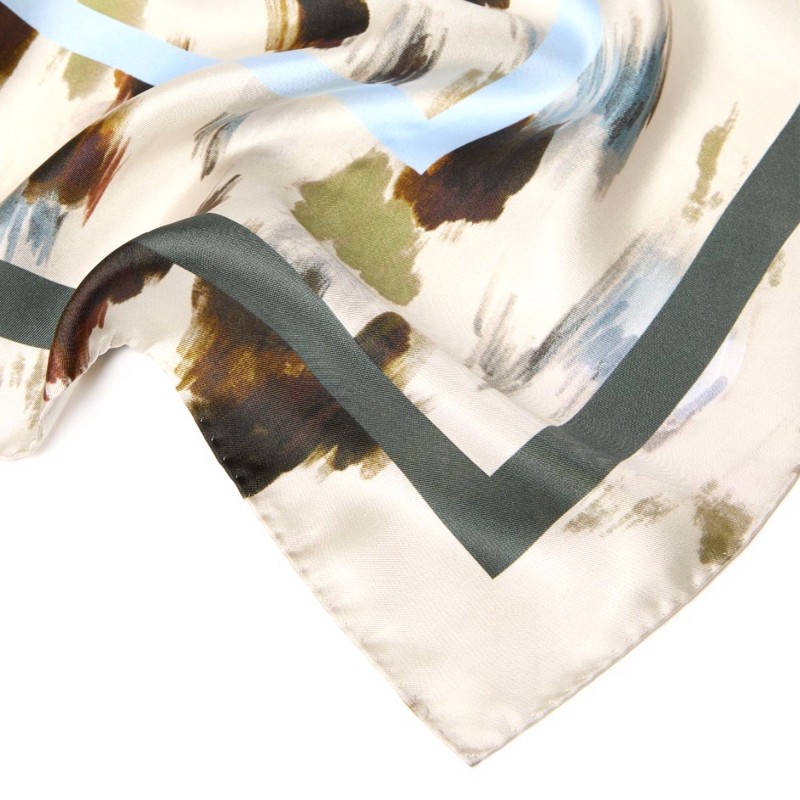 Emme Emmcampo Scarf Silk-Cream Emme Emmcampo Scarf Silk-Cream