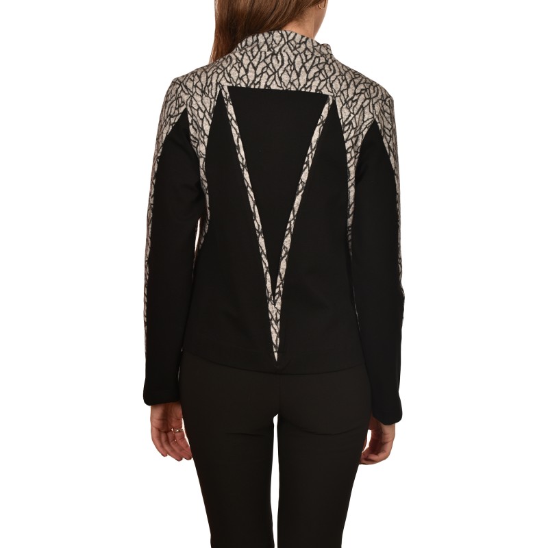 Lotus Eaters Isnal Patterned Blouse-Ecru/Black