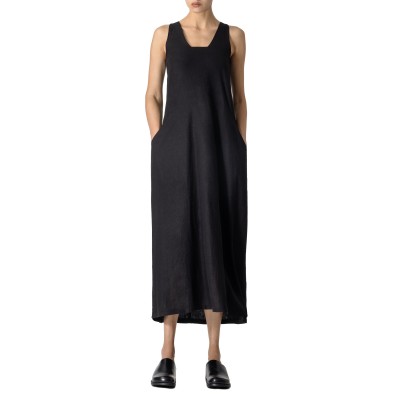 Lotus Eaters Dress Linen-Black