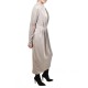 Lotus Eaters Waist Pleated High Collar Dress-Ice