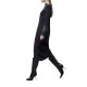 Lotus Eaters Dress Textured Rib Contrast-Black Lotus Eaters Dress Textured Rib Contrast-Black