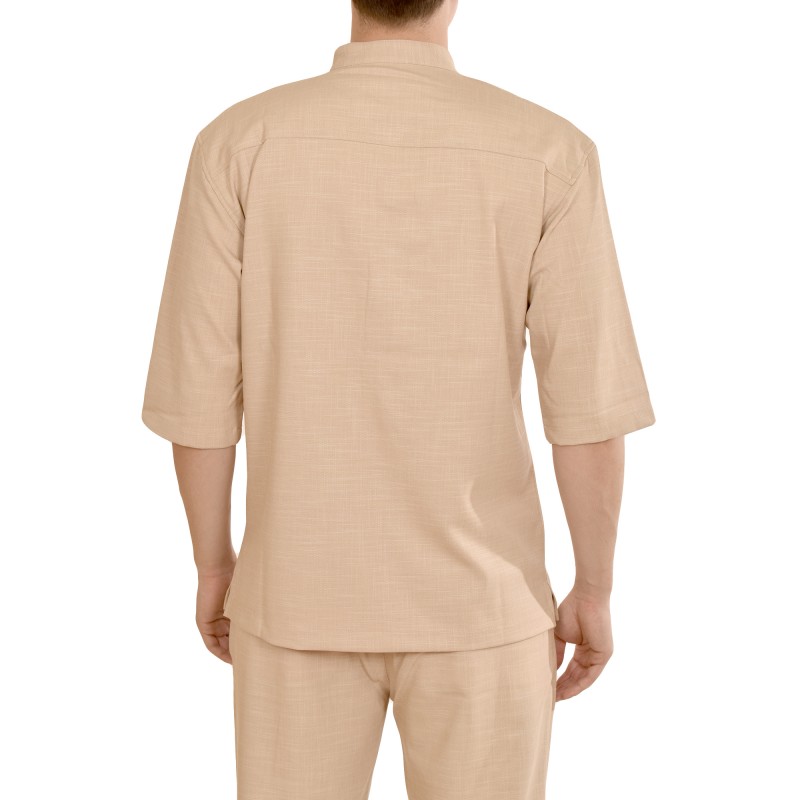 Vittorio Relaxed Fit Overshirt With Pockets Monteri-Beige Vittorio Relaxed Fit Overshirt With Pockets Monteri-Beige