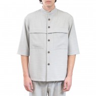 Vittorio Relaxed Fit Overshirt With Pockets Monteri-Grey