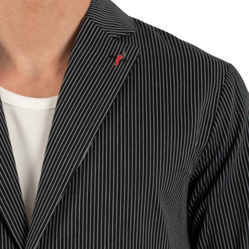 Vittorio Jacket Striped-Black Vittorio Jacket Striped-Black