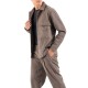Vittorio Overshirt With Safari Collar And Pockets-Brown