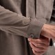 Vittorio Overshirt With Safari Collar And Pockets-Brown