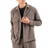 Vittorio Overshirt With Safari Collar And Pockets-Brown
