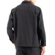 Vittorio Overshirt With Collar And Hidden Placket At The Closure-Black Vittorio Overshirt With Collar And Hidden Placket At The Closure-Black