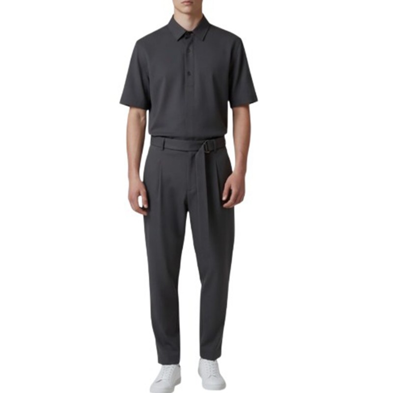 Vittorio Shirt Oversized With Triple Sleeve And Collar-Black