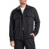 Vittorio Overshirt With Regular Collar And External Pockets-Black