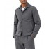 Vittorio Jacket With Side Pockets Button Closure-Grey