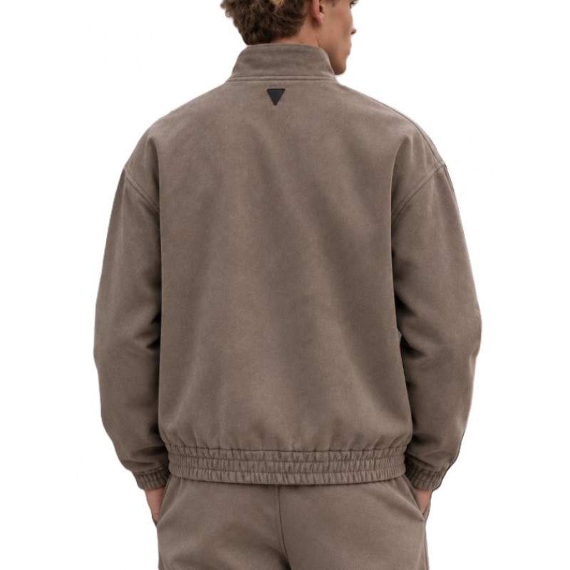 Vittorio Jacket Mao Collar Zip Up-Puro Vittorio Jacket Mao Collar Zip Up-Puro